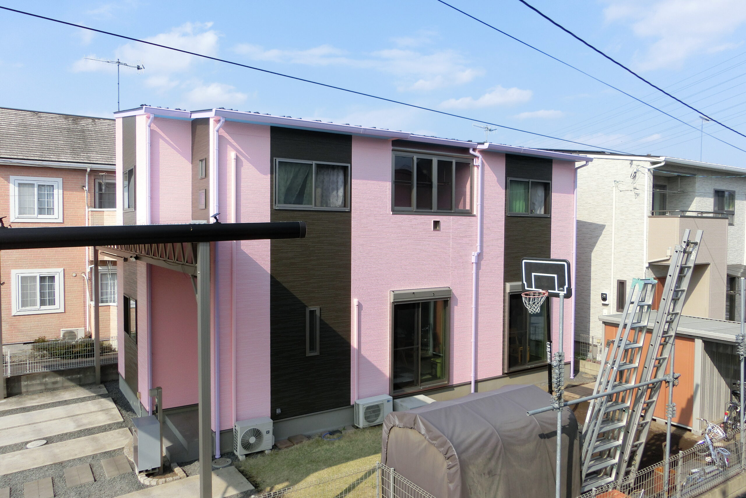 佐野市　Y様邸　外壁塗装工事