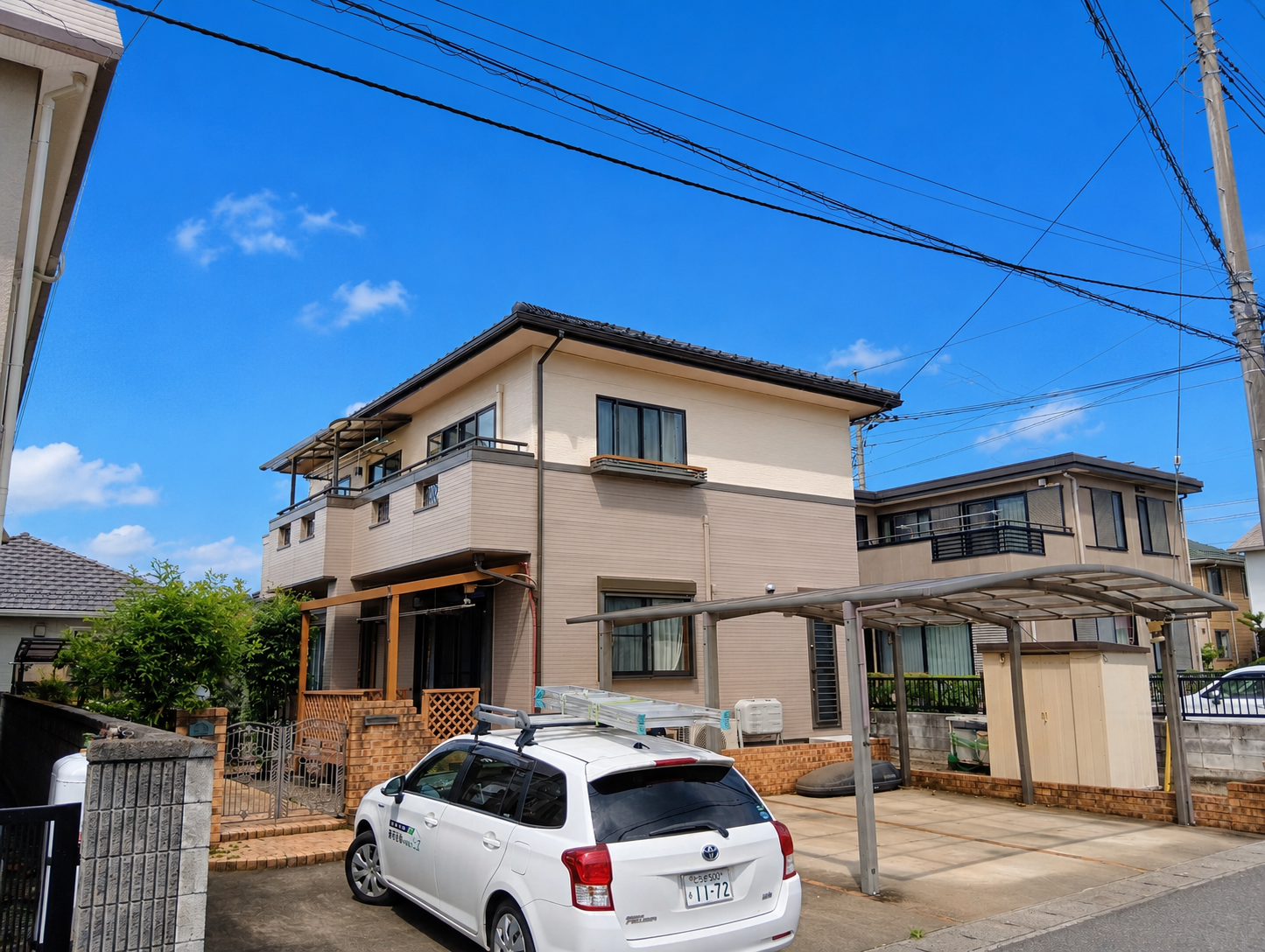 佐野市　Y様邸　外壁塗装工事
