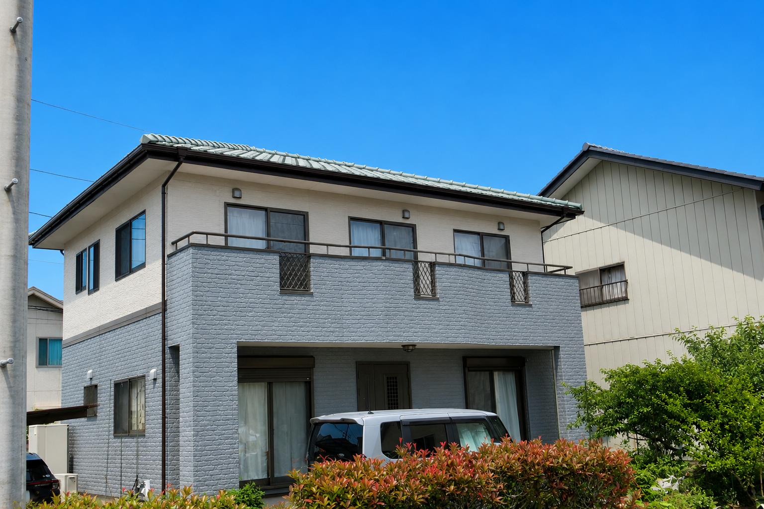佐野市　I様邸　外壁塗装工事